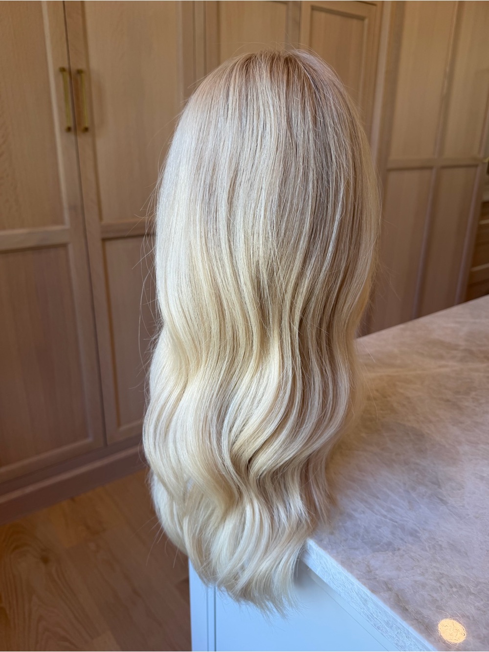 HAIRALICIOUS | Elsa Hosk Human Hair HD Lace Glueless Wig 22” Small - Picture 13 of 14